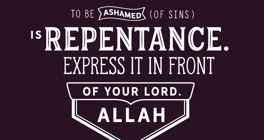 Ask repentance for your sin