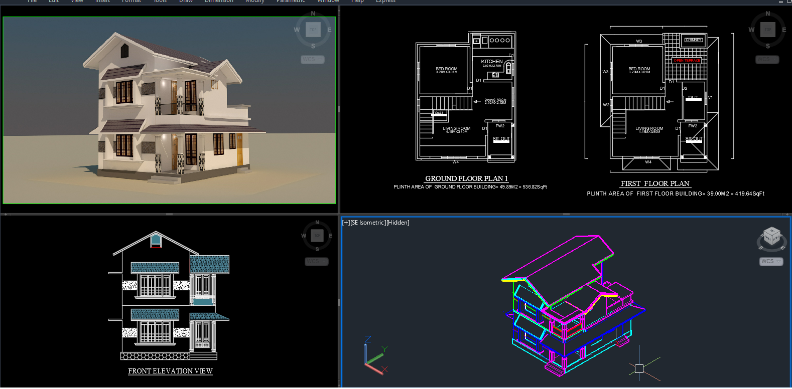 Auto Cad 2D and 3D